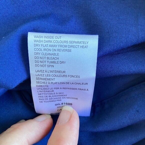 Guide London Blue Print Premium Button Shirt XL - Picture 5 of 6